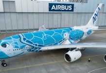 Airbus entrega a la aerolínea ANA su primer A380