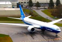El Primer vuelo del Boeing 777X se realizaría a finales de junio