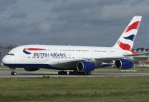 British Airways suspende todos los vuelos hacia y desde China continental