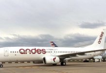Argentina: La aerolínea Andes suspende sus vuelos hasta el 14 de febrero