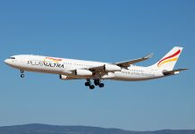 Plus Ultra Líneas Aéreas opera ‘con normalidad’ y permite a sus pasajeros cambiar su itinerario sin coste