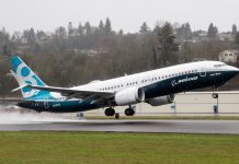 Boeing recibió en febrero 18 pedidos de aviones de fuselaje ancho y más cancelaciones de su 737 MAX