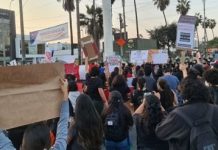 La Molina: manifestantes marchan en contra de Manuel Merino