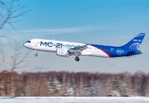 Rusia emsamblará 36 aviones MC-21 al año