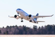 Realizan primer vuelo de ACJ TwoTwenty