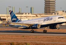 Aterriza JetBlue por primera vez en Puerto Vallarta desde Nueva York