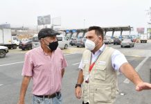 Presidente de Indecopi constató que vías de acceso a Villa El Salvador están bloqueadas afectando a la ciudadanía