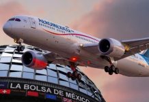 Aeroméxico se prepara para salir de la BMV y sus acciones suben