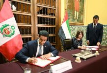 Perú y Emiratos Árabes Unidos suscriben acuerdo bilateral de servicios aéreos