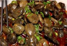 China: Extravagante Plato con Piedras