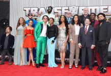 Nueva York se vistió de rojo y blanco durante el avant premier de “Transformers: El Despertar de las Bestias”