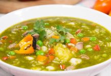 Receta: Aguadito peruano