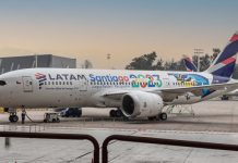 LATAM presentó el avión oficial de los Juegos Panamericanos Santiago 2023