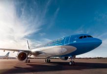 Aerolíneas Argentinas realiza su primer vuelo con SAF