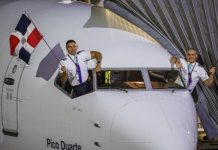 Arajet inauguró sus vuelos a Santiago de Chile