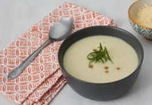 Receta de Crema de Espinaca y Garbanzos: