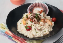 Receta de Risotto de Lima y Mariscos: