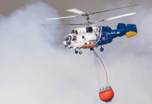 Seis nuevos helicópteros se suman a la batalla contra el fuego en Chile