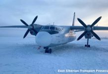 Rusia: Un avión de Polar Airlines aterriza por error en un río congelado