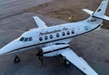 Se accidenta avión Jetstream 32 en Canadá después de despegar