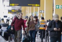 Flujo de pasajeros en aeropuertos aún 7.8% por debajo del nivel prepandemia