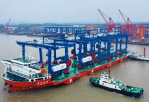 Primer lote de grúas automáticas parte de China hacia el Megapuerto de Chancay