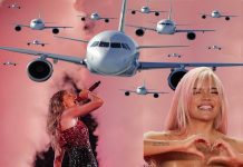 Taylor Swift y Karol G. disparan el turismo aéreo en el cielo de Madrid