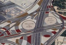 El nuevo mensaje ‘Bienvenido a Dubai’, visible desde los vuelos que aterrizan en DXB