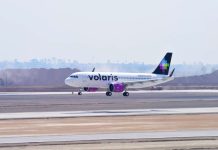 Volaris inauguró su vuelo entre Tijuana y Las Vegas
