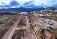 Perú: el Aeropuerto Internacional de Chinchero en Cusco supera el 33% de avance