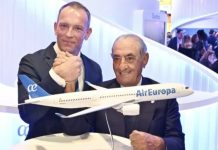 Air Europa convierte en firme su pedido de 40 aviones Airbus A350
