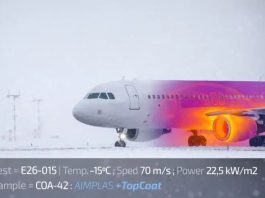 Una pintura calefactable busca cambiar la protección contra el hielo en aviación