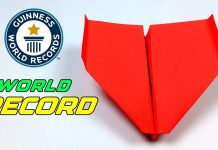 Aviones de papel real: el récord mundial que llevó una simple hoja a volar más lejos que nunca
